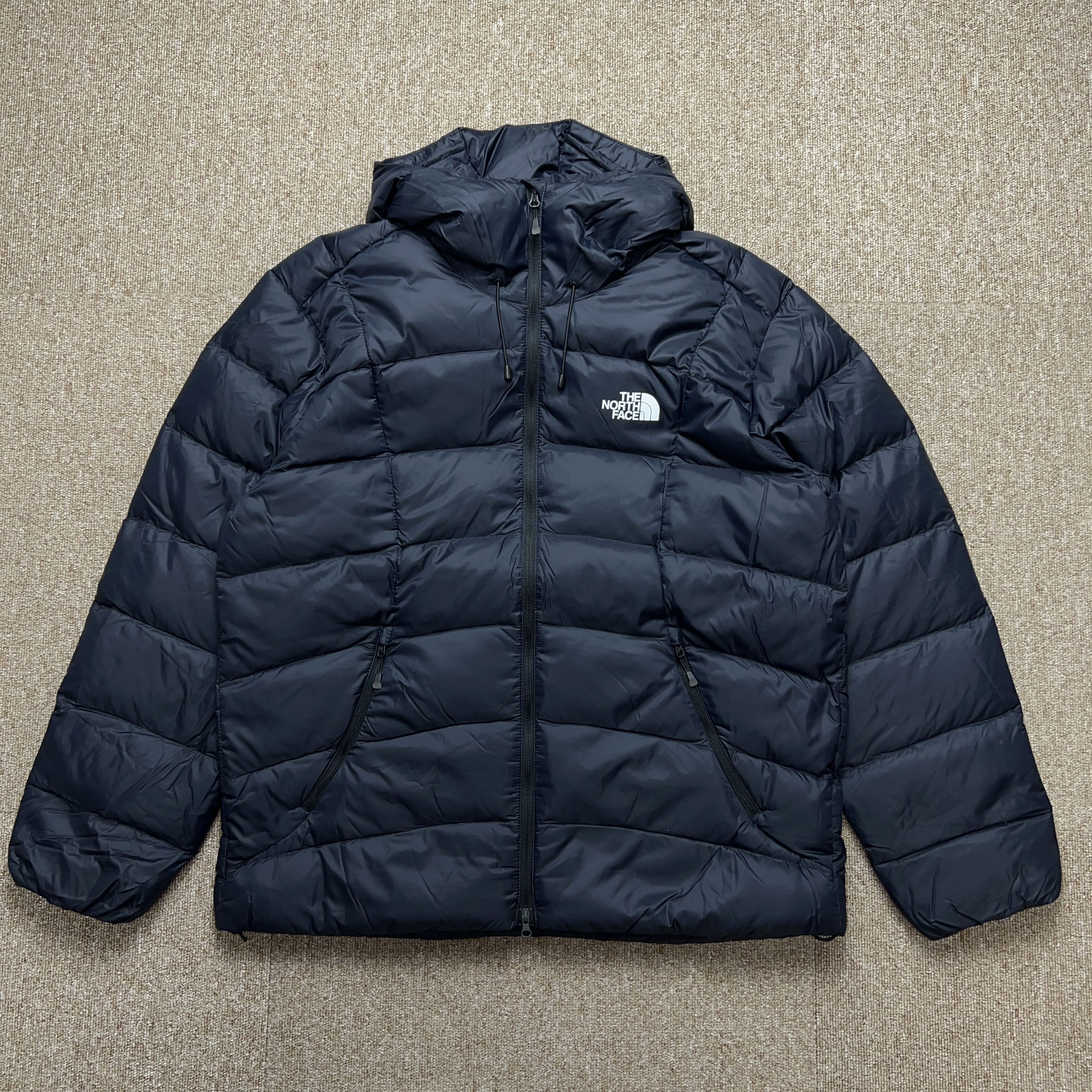 노스페이스 패딩 루타 덕다운 오리털 투웨이 온볼 후드 자켓