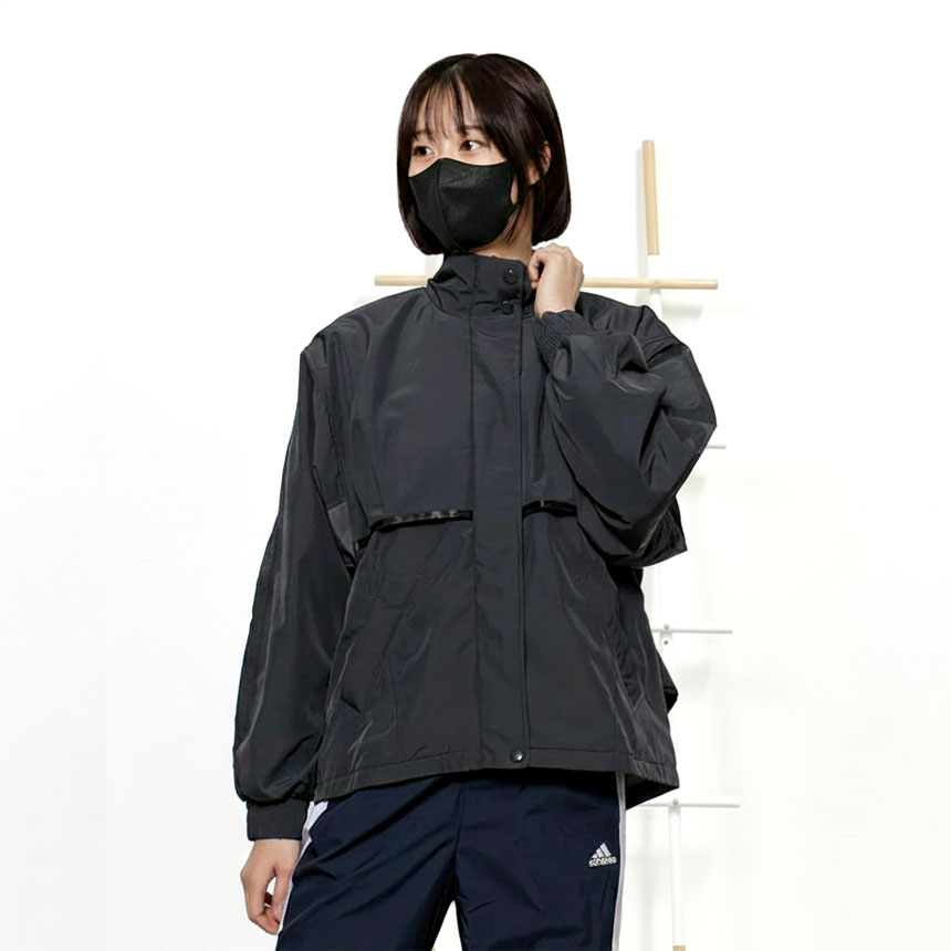 아디다스 워딩 여자 루즈핏 우븐 바람막이 윈드브레이커 자켓 JG8156 - 상세 이미지 2