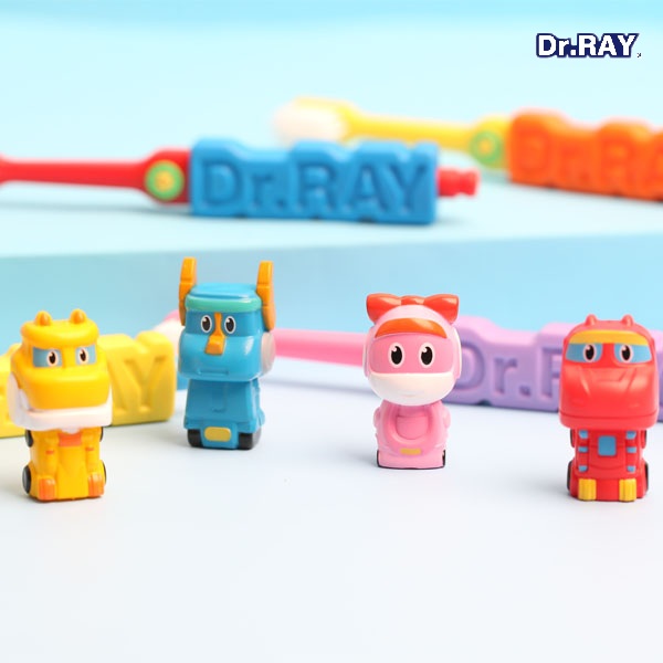 닥터레이 고고다이노 어린이칫솔 8개(4종x2세트) 유치원 어린이집 생일선물