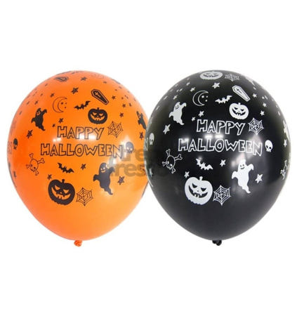 [트렌디프레소협력사]데이슬롯 할로윈 풍선 해피할로윈 인쇄형 파티용품
