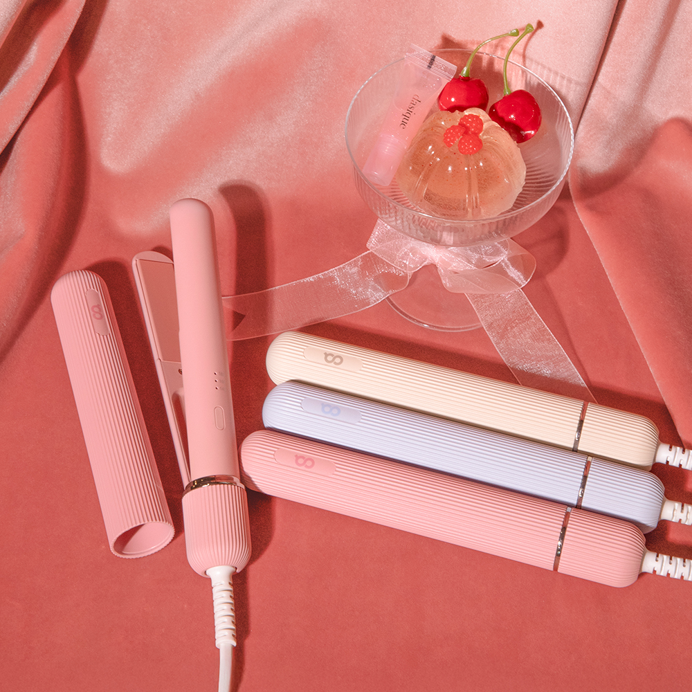 오아 미니핏 휴대용 미니  고데기 프리볼트 여행용 앞머리 헤어 볼륨 고대기