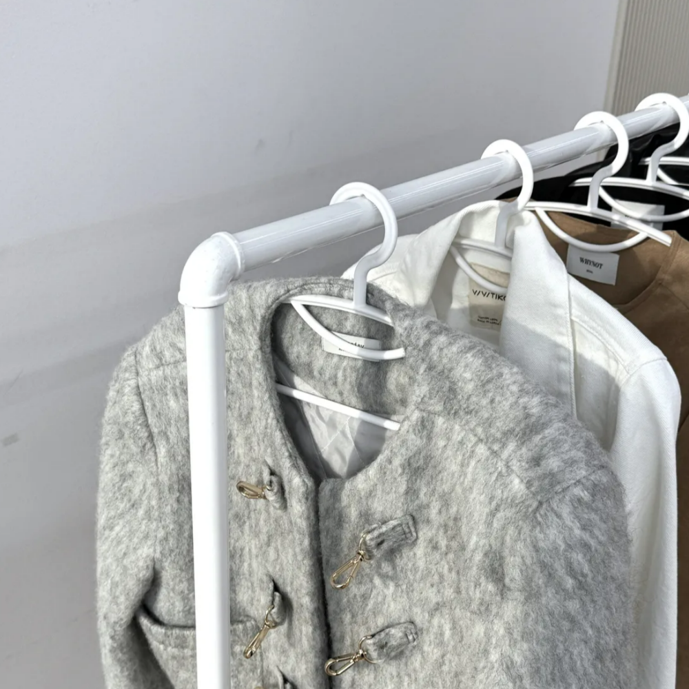 비아베네또 철제 1단 파이프헹거 옷가게 스탠드 이동식 옷걸이 튼튼한 헹거 0.8X1.2