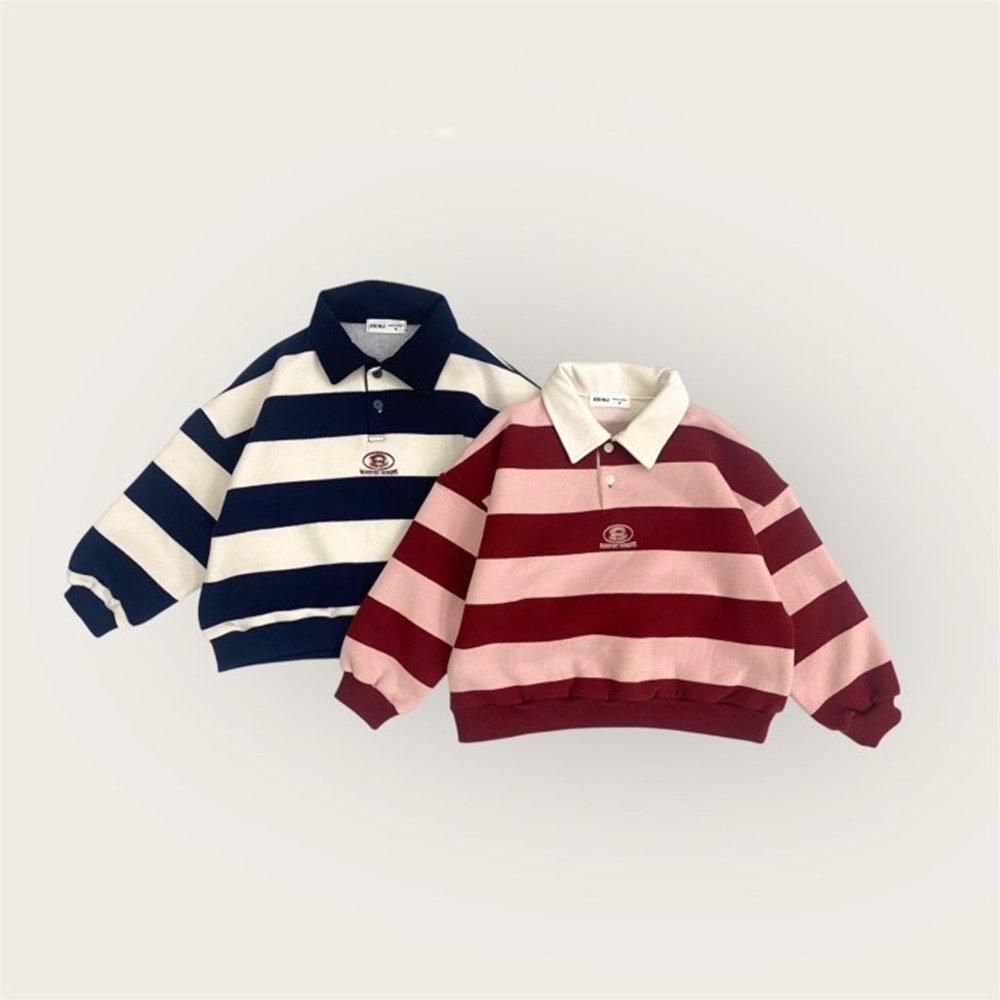 에린제이 주니어 카라맨투맨 양기모 S-JXL - 상품 이미지