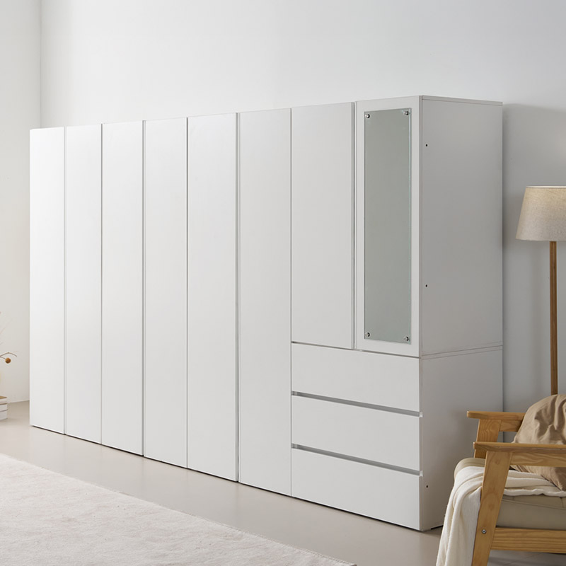 e스마트 라일 LPM 학생 작은방 간이옷장 싱글 원룸 옷장 800