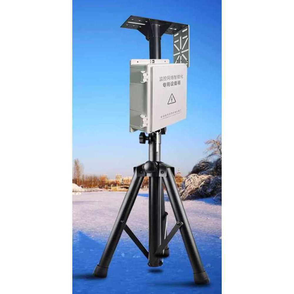 이동식 CCTV 폴대 카메라 실외 받침대 설치 도로 감시 20AH - 상품 이미지