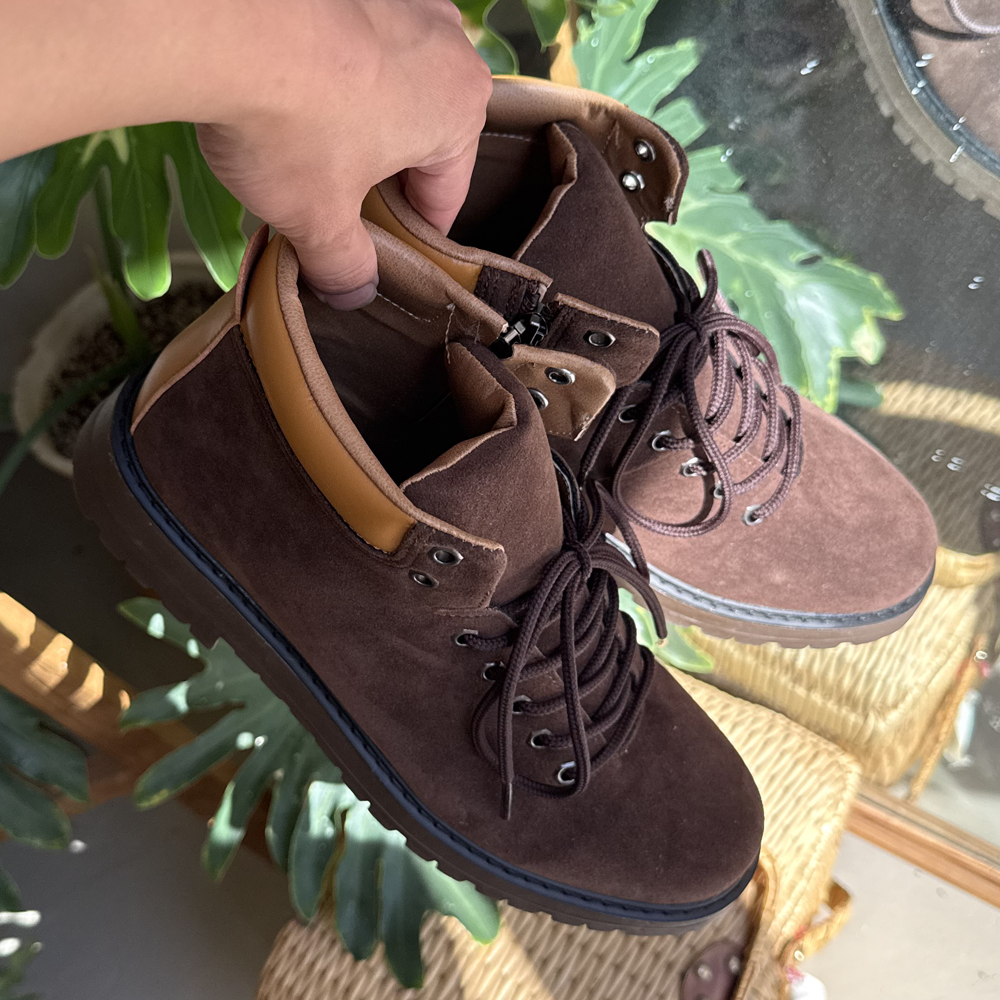 5cm 스웨이드 하이커 워커