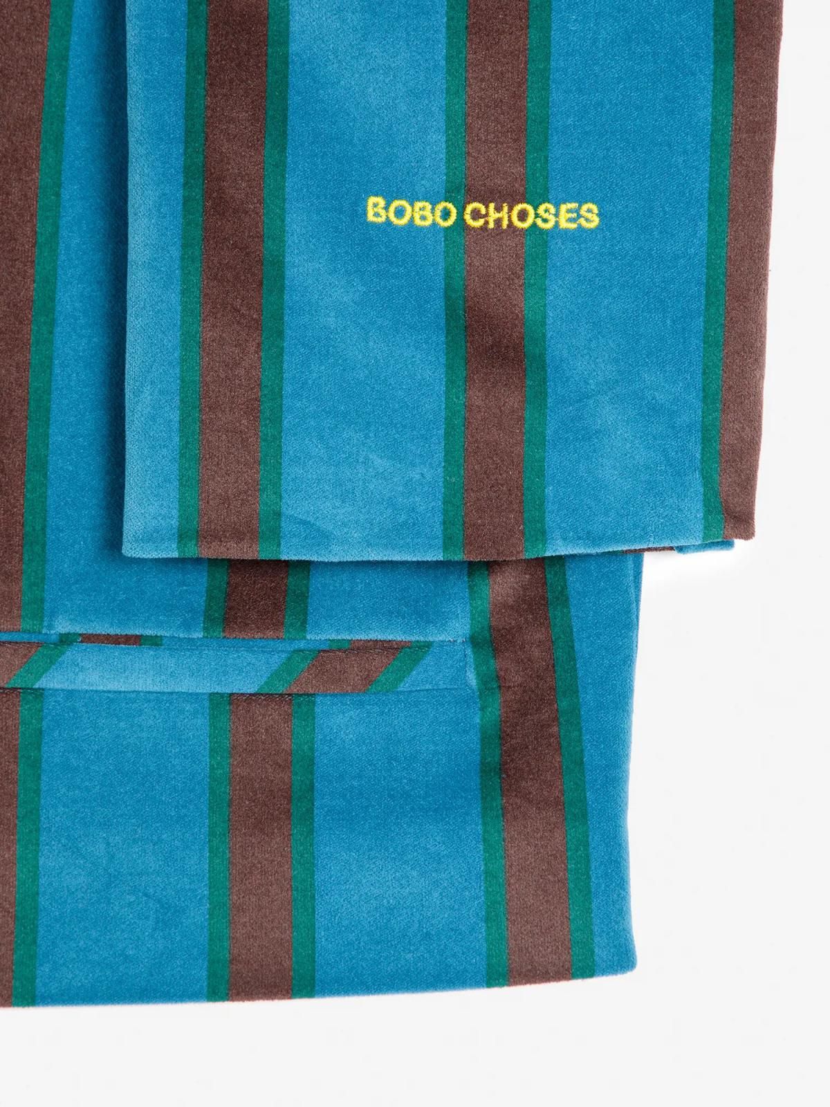 보보쇼즈 스트라이프 크롭 테일러드 재킷 b225fd012 ONE COLOR - 상세 이미지 4