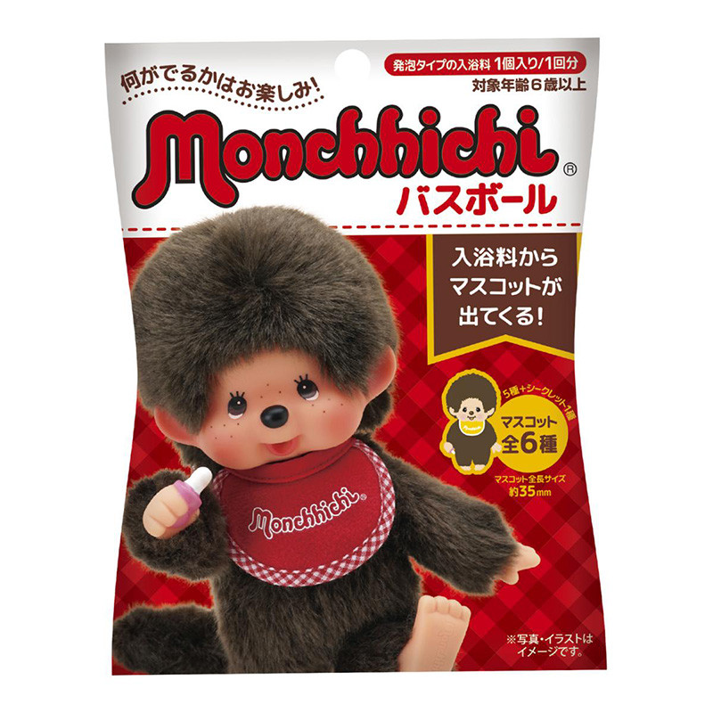 몬치치 캐릭터 마스코트 바스볼 입욕제 1개입 바나나향 60g - 욕실/입욕용품 - 하카타몰