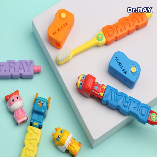 닥터레이 고고다이노 어린이칫솔 8개(4종x2세트) 유치원 어린이집 생일선물