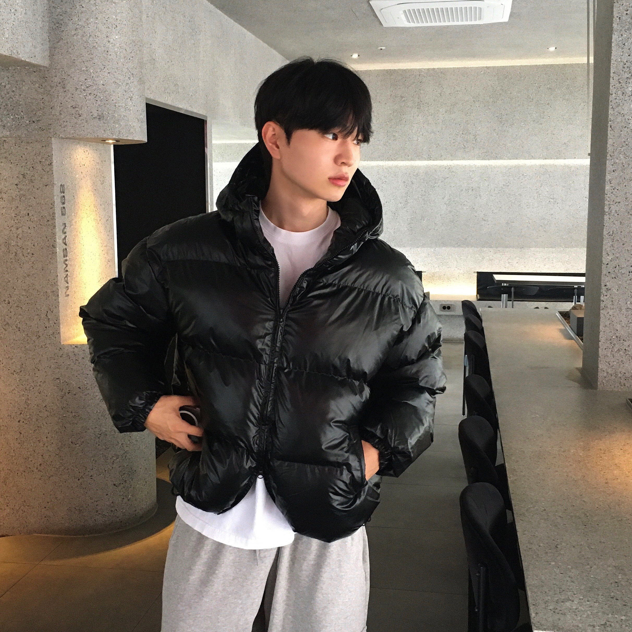 1+1 기모카고바지 남성기모바지 건빵팬츠 - 상세 이미지 2