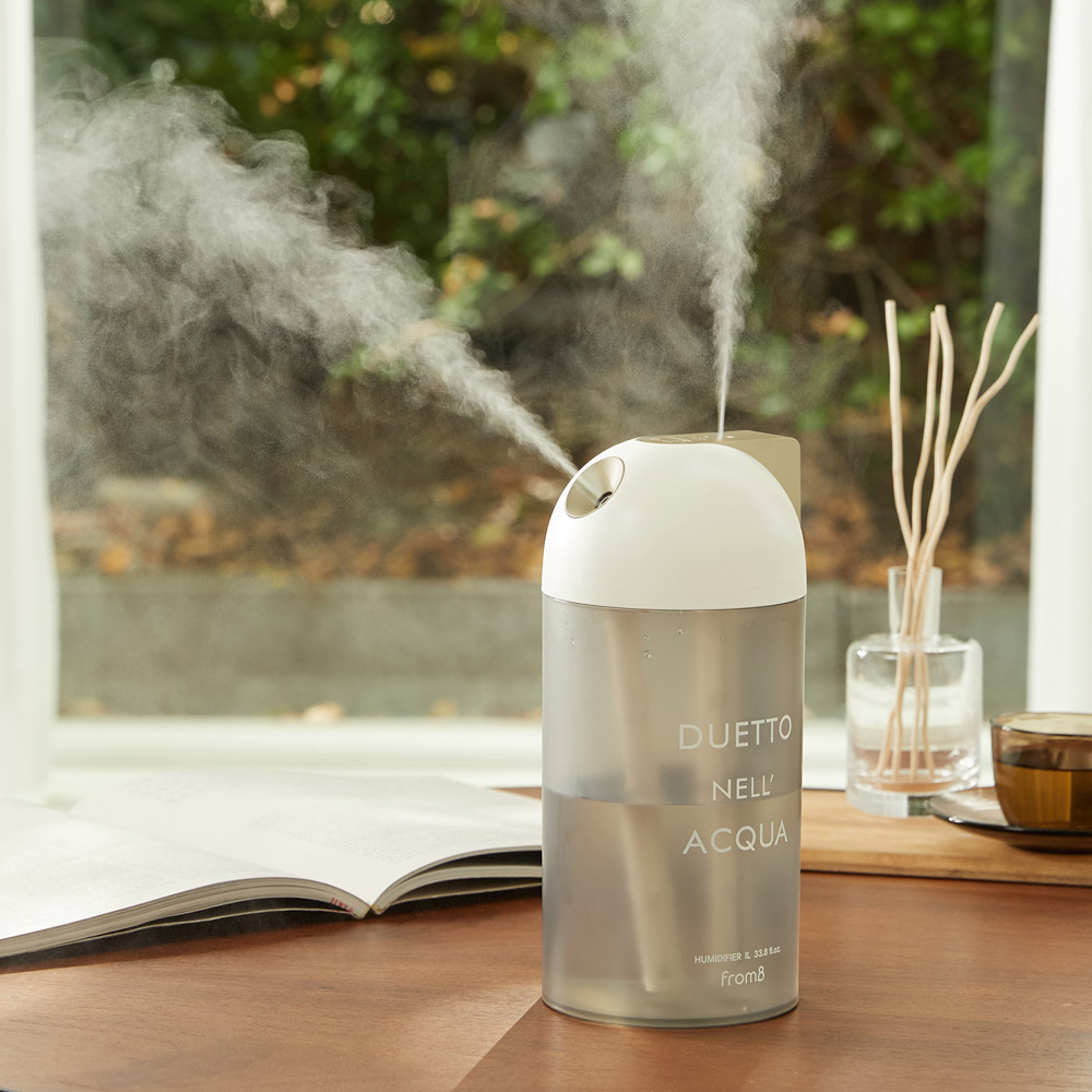 프롬비 무선가습기 사무실 탁상용 휴대용 더블미스트 1리터 FE243 골드