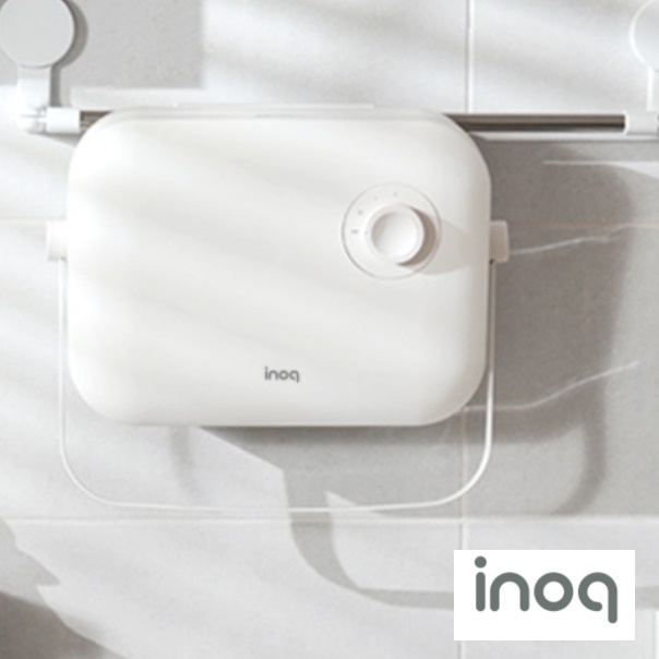 inoq 화이트 벽걸이 화장실 히터 가정용 욕실 온열기 욕실 난방 - 상품 이미지