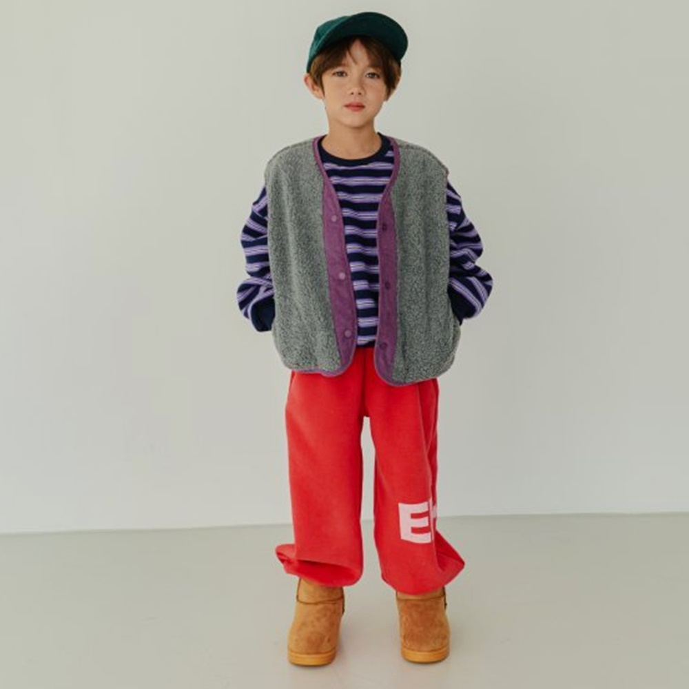 에린제이 후리스조기 베스트 초등학생 형제룩S-JXL - 상세 이미지 4