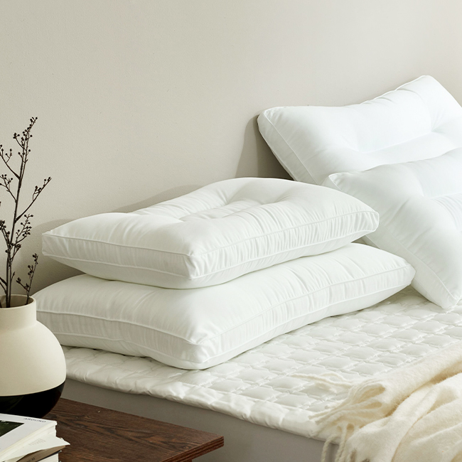 세사온라인 밸런스 경추베개 빨아쓰는 일자목 낮은베개 40x60cm, 1개