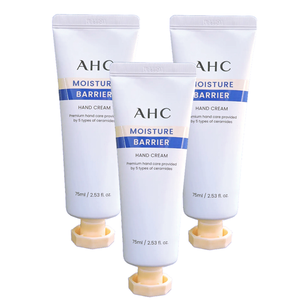 AHC 모이스처 베리어 핸드크림 75ml 3개 고보습 손 케어 - 메인 이미지