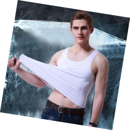 냉감티셔츠 이너웨어 남성 아이스실크 티셔츠 런닝 이너룩