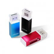 총알배송 서진네트웍스 UNiCORN XC-500A USB2.0 SD-TF카드리더기 A타입 카드리더기 블루