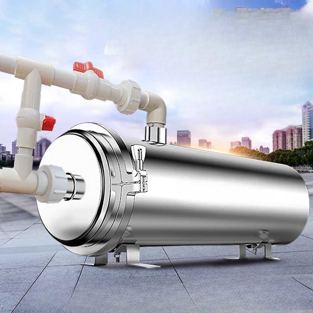 수돗물 여과기 연수기 가정용 석회 제거 정수 필터 4포인트 3000L 초여과(20mm) - 상품 이미지
