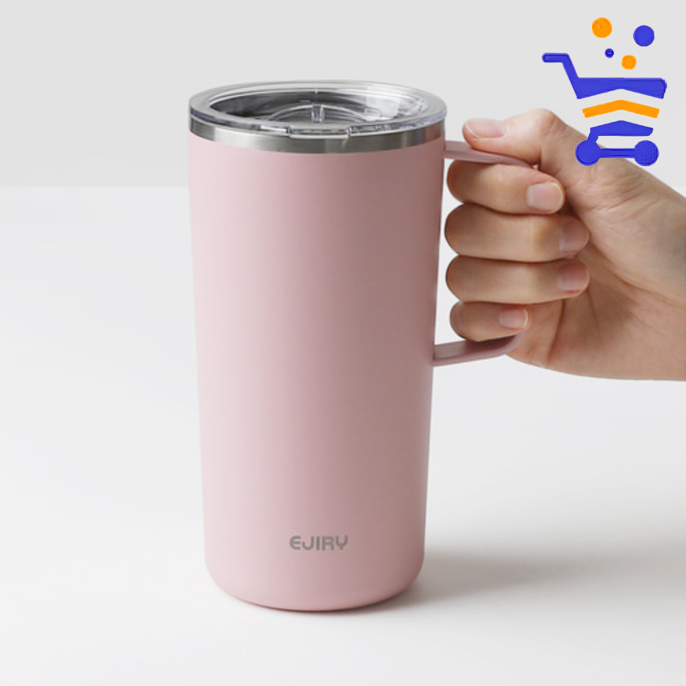 이중 진공 스텐304 에블랑 텀블러 600ml (핑크) - 상품 이미지