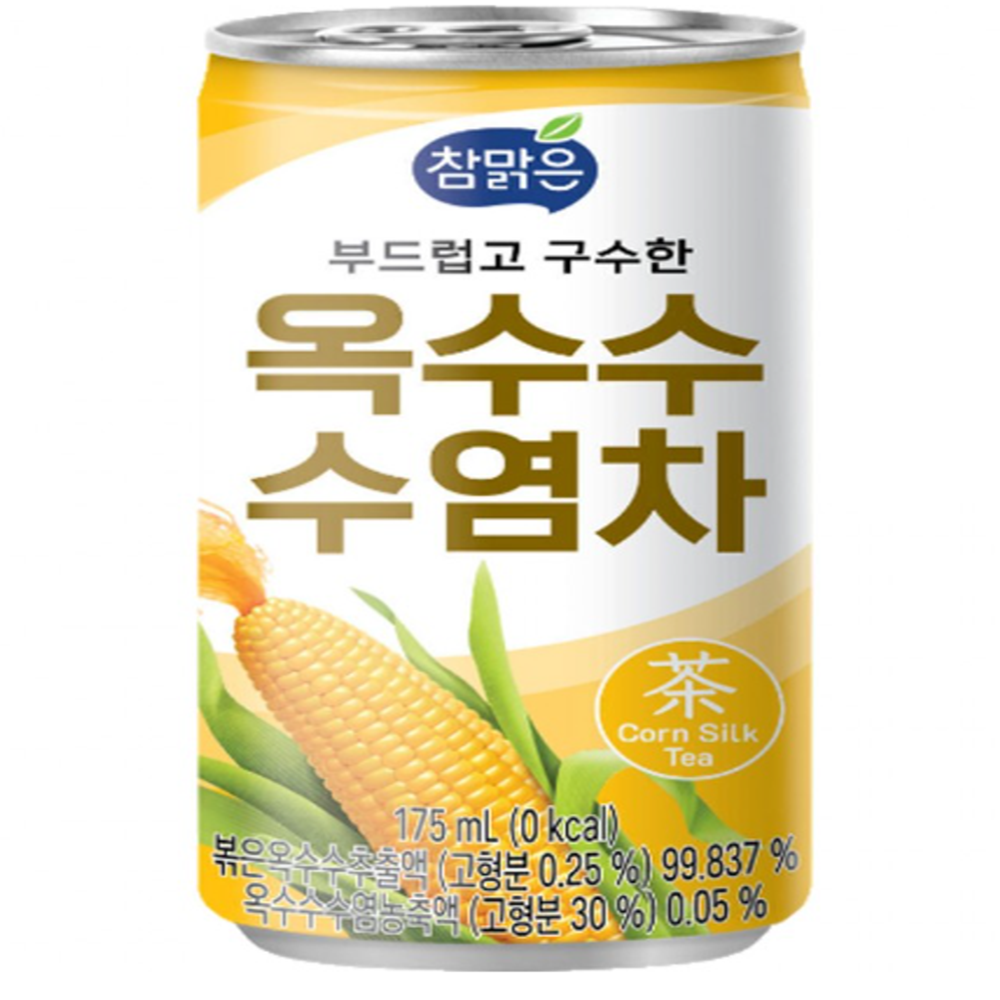 옥수수수염차물대신 참맑은옥수수수염차30캔 볶은옥수수 수염농축액 참맑은옥수수수염차175 - 상세 이미지 2