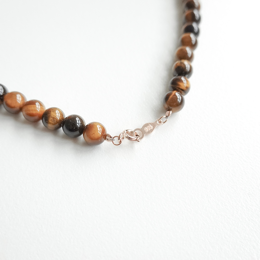 14k 6mm 호안석 목걸이 OPPN0350 이미지 6