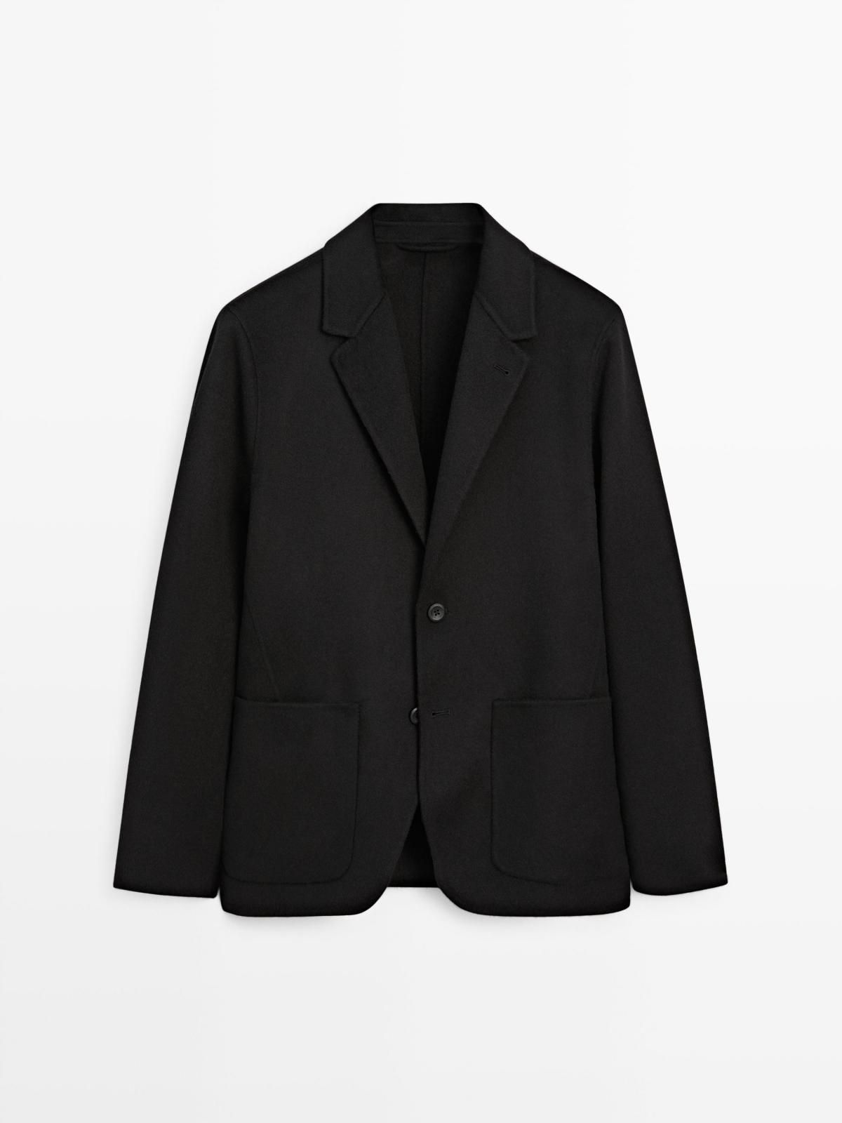 마시모두띠 더블 울 혼방 블랙 블레이저 2814/380 BLACK - 상품 이미지