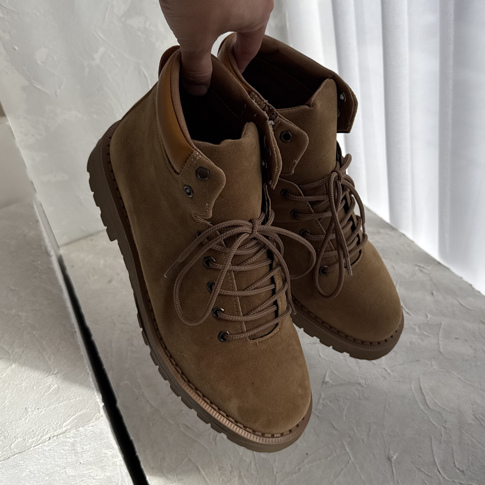 5cm 스웨이드 하이커 워커