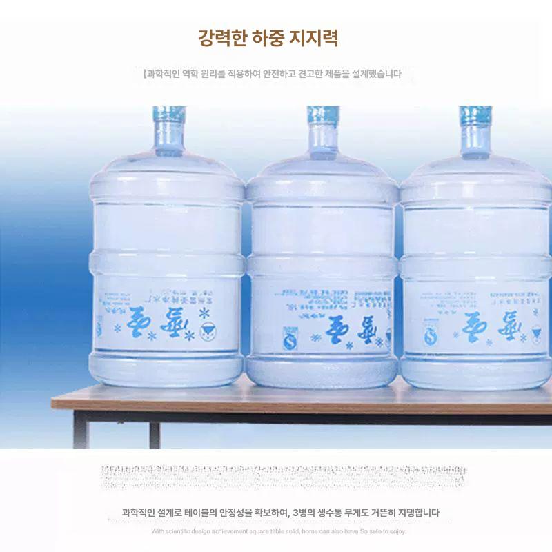 롱테이블 책상 벽면 긴책상 블랙오크 공부방 사무실 테이블 - 상세 이미지 3