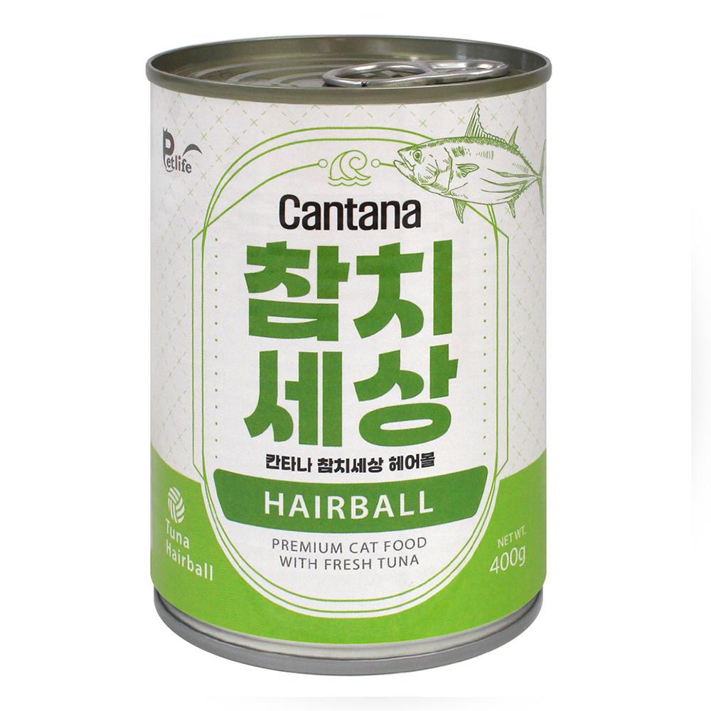 칸타나 참치세상 고양이캔 참치+헤어볼, 400g, 1개 솔직 후기 | 실제 사용자 리뷰 총정리 - 대표 이미지