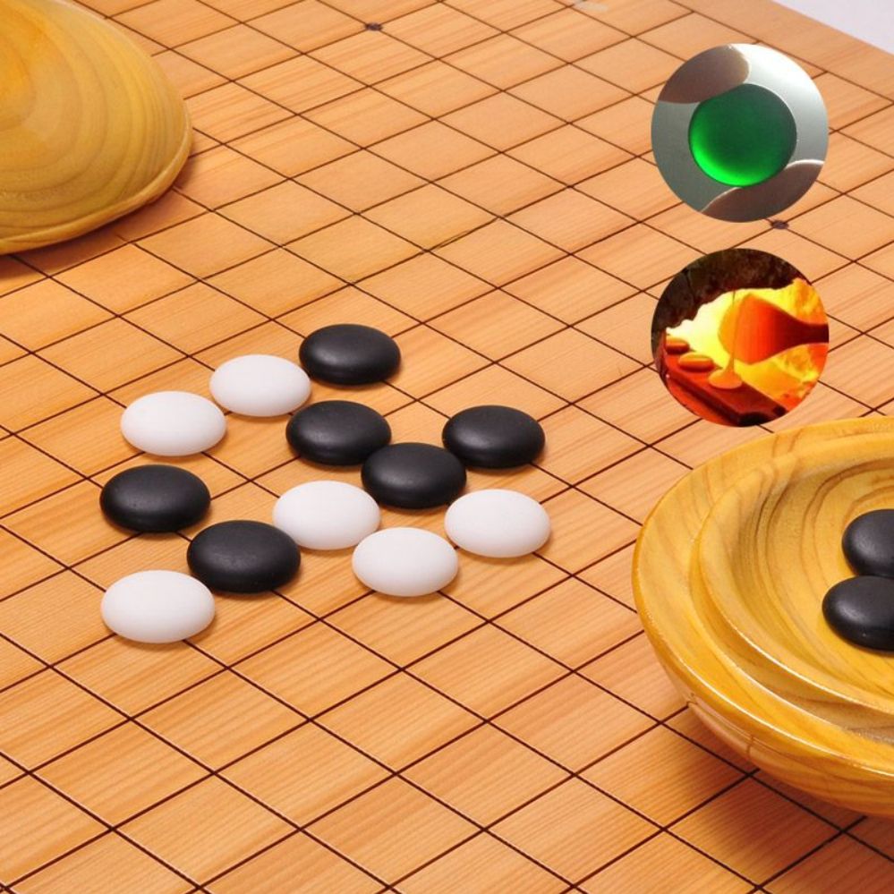 두꺼운 바둑판 통원목 어르신 장기판 비자목 두께 선물용 취미 - 상세 이미지 5