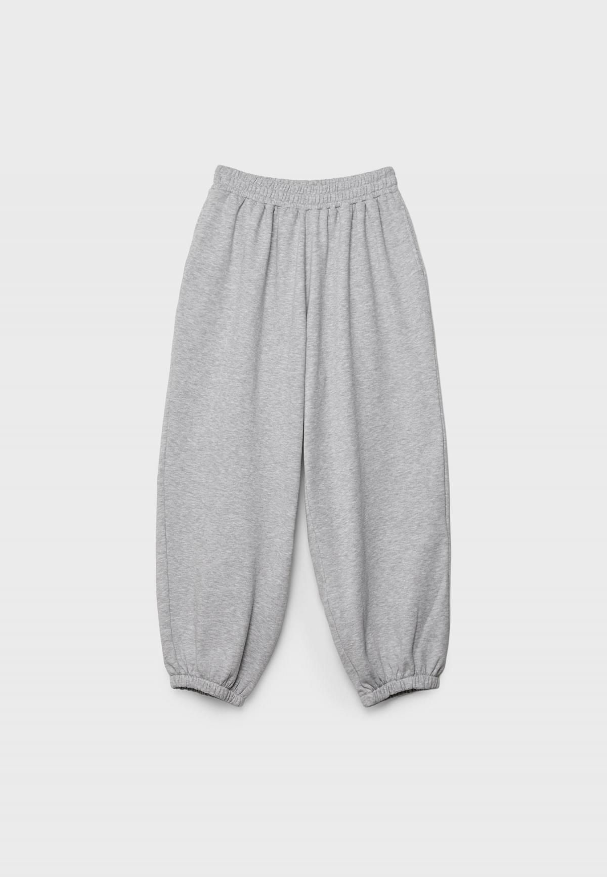 스트라디바리우스 벌룬 조거 팬츠 밴딩 라이트그레이 8303/102 GREY MELANGE - 상세 이미지 4
