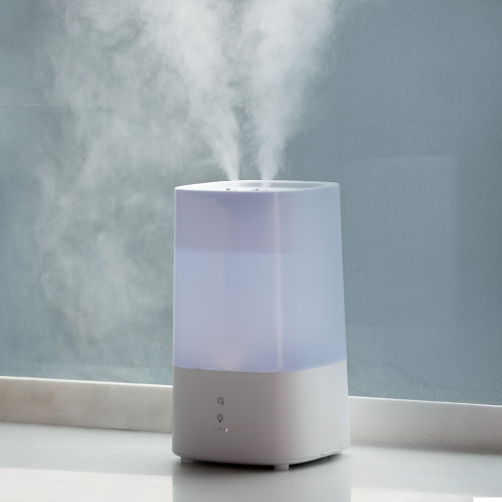 디큐브 4L 무소음 가습기 사무실 원룸 필터없는 대형 가습기 거실 침대 통세척 비염