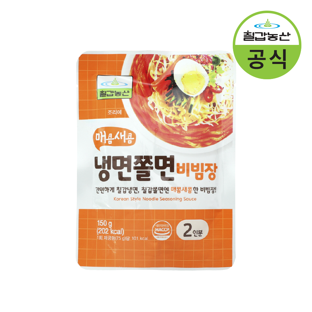 칠갑농산 냉면 쫄면 비빔장 150g - 상품 이미지