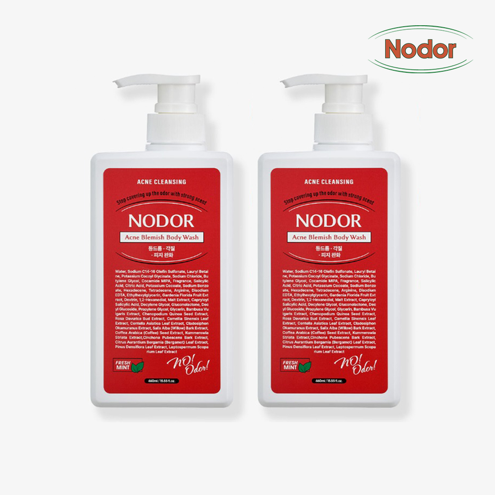 노도르 아크네 블레미쉬 진정 바디워시 460ml, 2개 - 상품 이미지