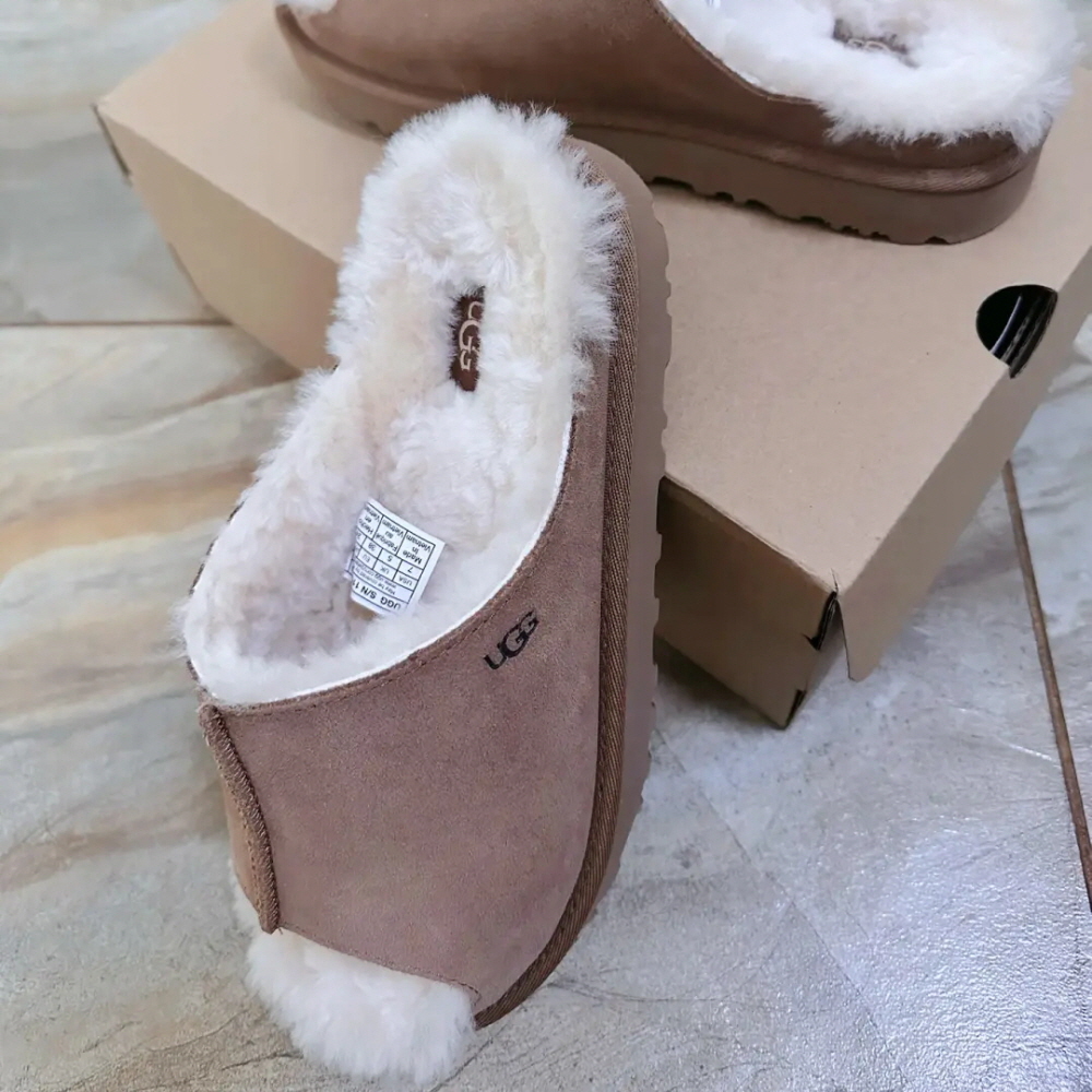 UGG 우먼즈 슬리퍼 그린포트 슬라이드 체스넛 1167610-CHE - 상세 이미지 5