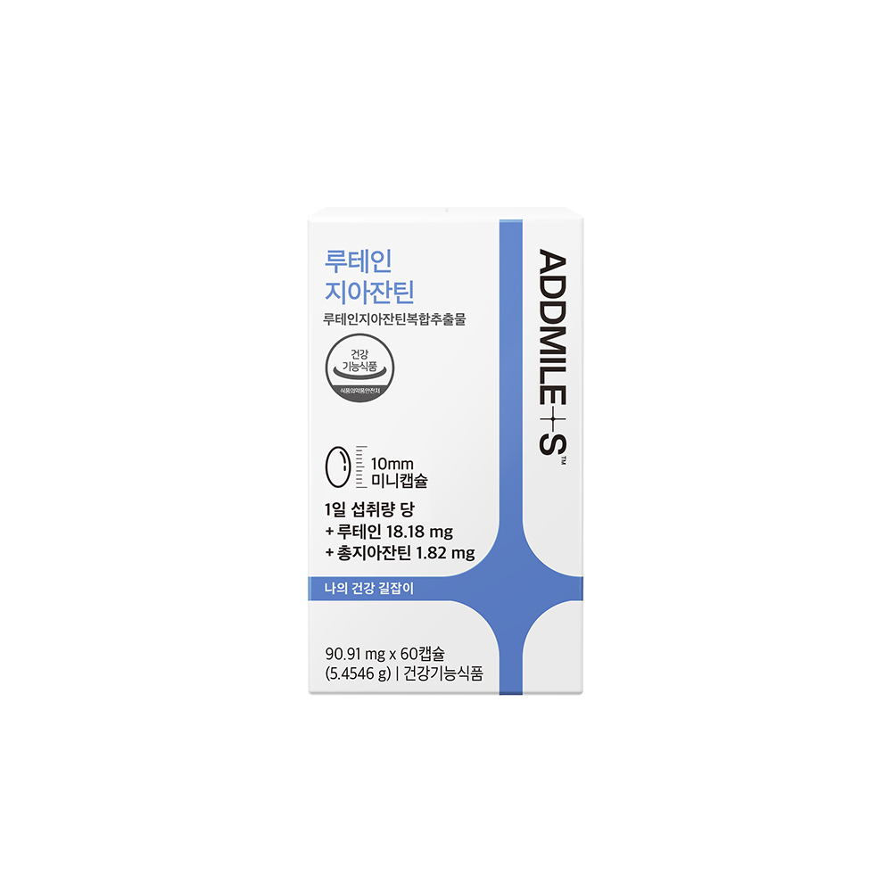 애드마일스 루테인지아잔틴 눈건강 90.91mg 60캡슐, 1개 - 상품 이미지