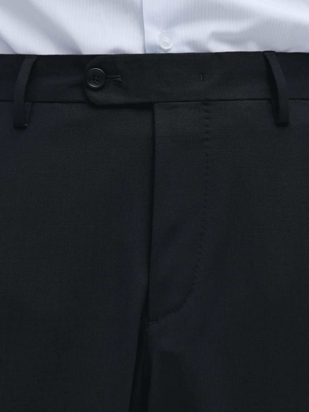 마시모두띠 울 블렌드 슬림핏 정장 팬츠 3558/541 NAVY BLUE - 상세 이미지 4
