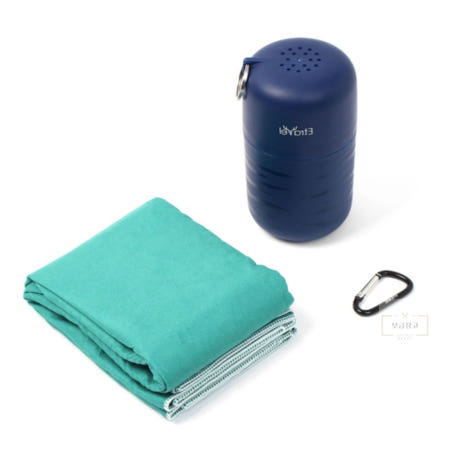 보급창고OEM 보급창고5호점 스포츠 타월 케이스세트 습식타올 쿨타올 긴수건