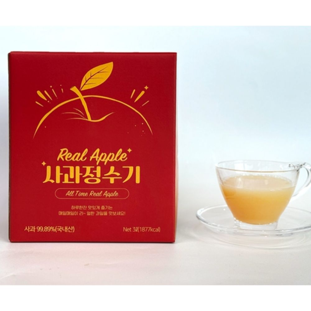 사과즙 착즙 사과즙100% 거창 아기 순수사과 주스 120ml 50포 100포 - 상세 이미지 4