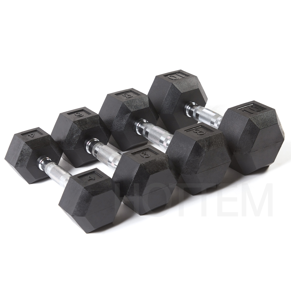 베스코 덤벨 육각아령 PEV 우레탄 헬스장 홈짐 아령 세트 3kg 이미지 6