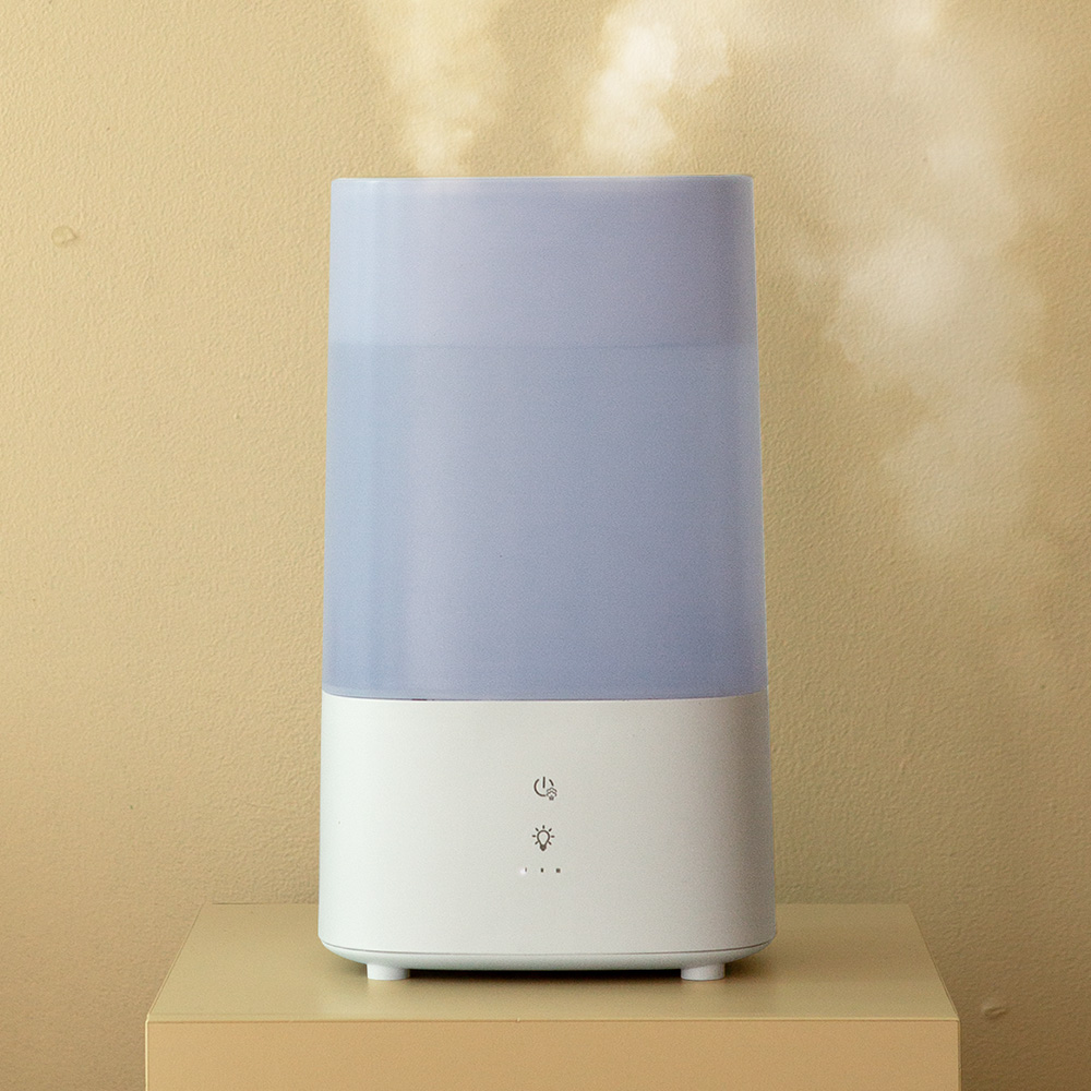 디큐브 4L 무소음 가습기 사무실 원룸 필터없는 대형 가습기 거실 침대 통세척 비염