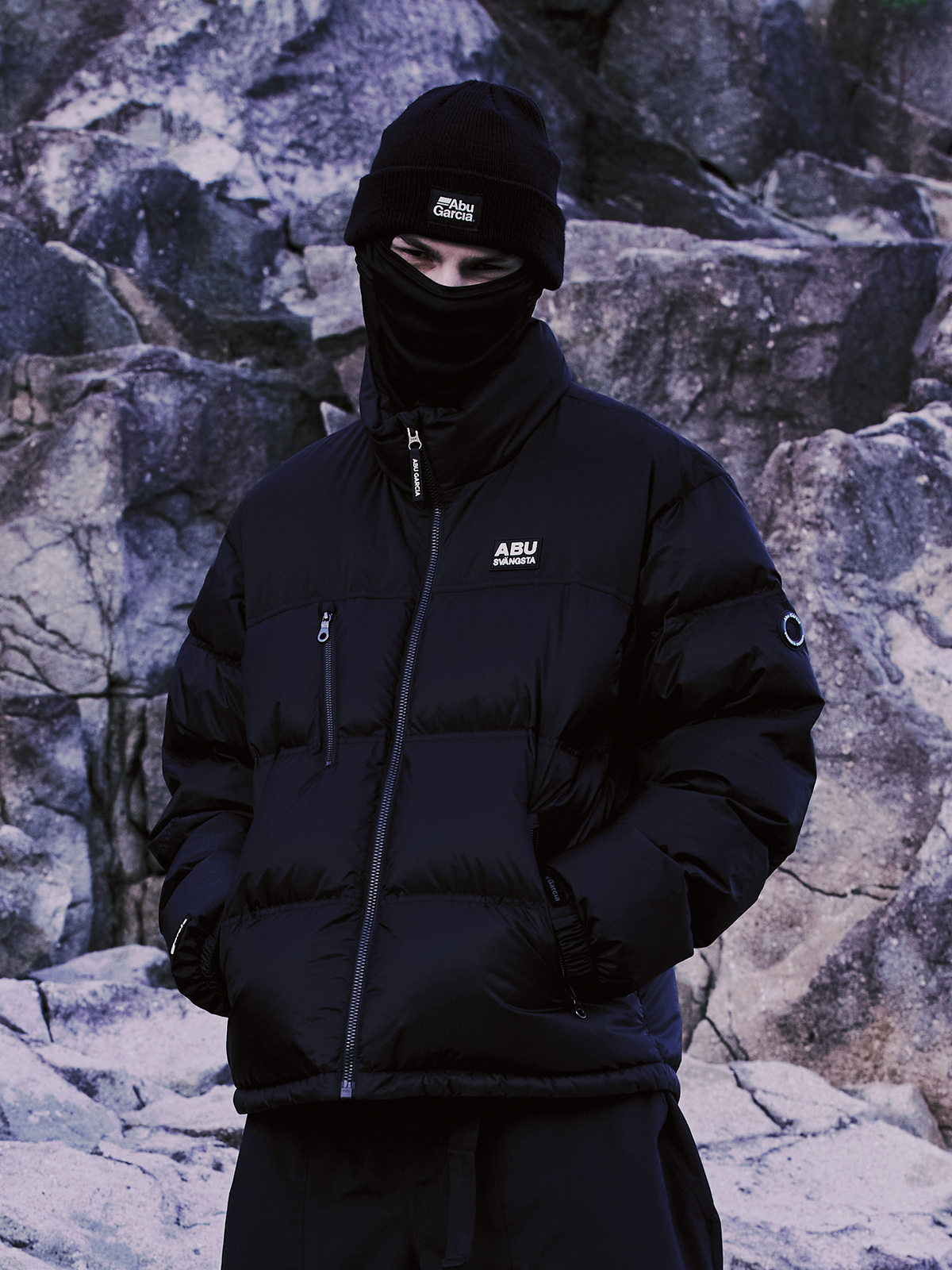 하이넥 스포티 다운 자켓 BLACK - 상세 이미지 4