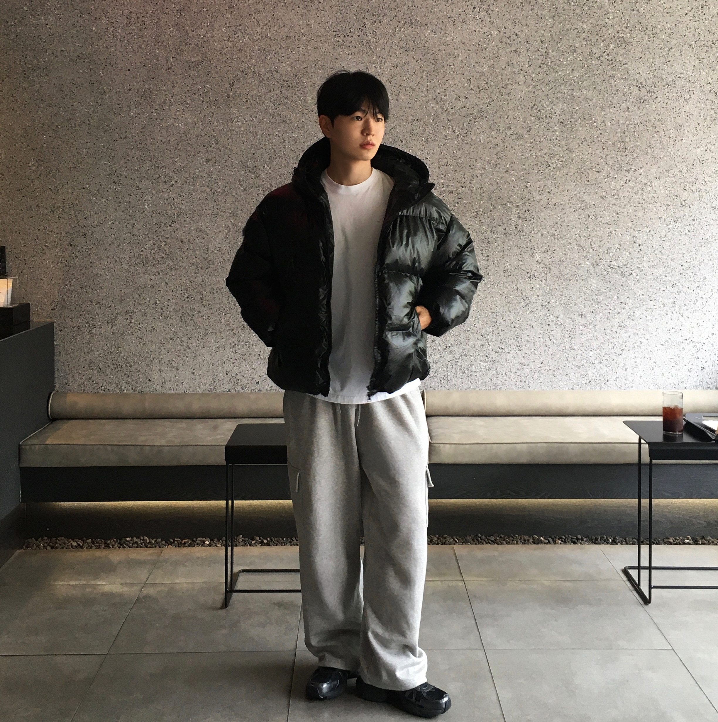 유광패딩 남자크롭패딩 이미지 6