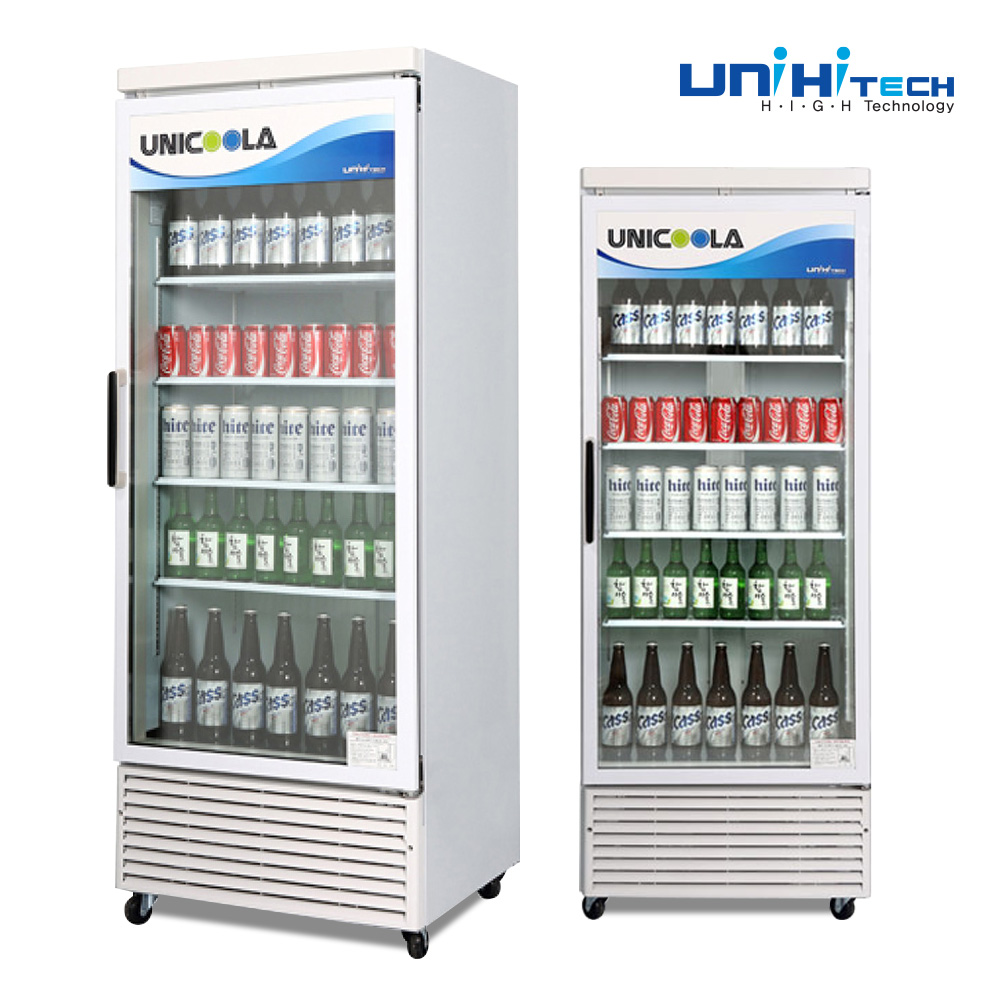 소상공인지원 1등급 음료수 쇼케이스 냉장고 UN-465RF 꽃 카페 음료 주류 술 냉장 이미지 4