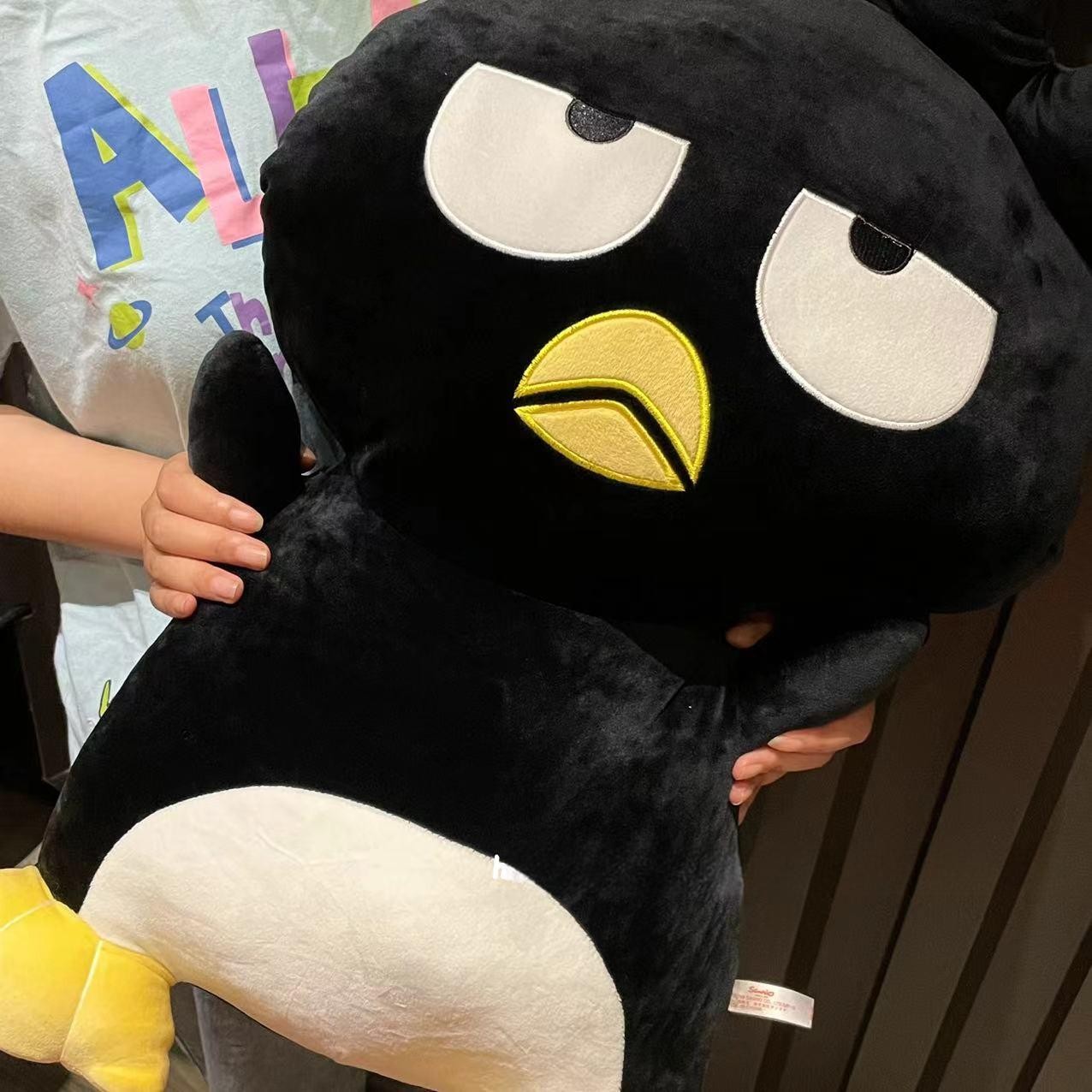 배드바츠마루 쿠션 베개 펭귄 캐릭터 인형 선물용 거실 침대 소파 - 상세 이미지 2