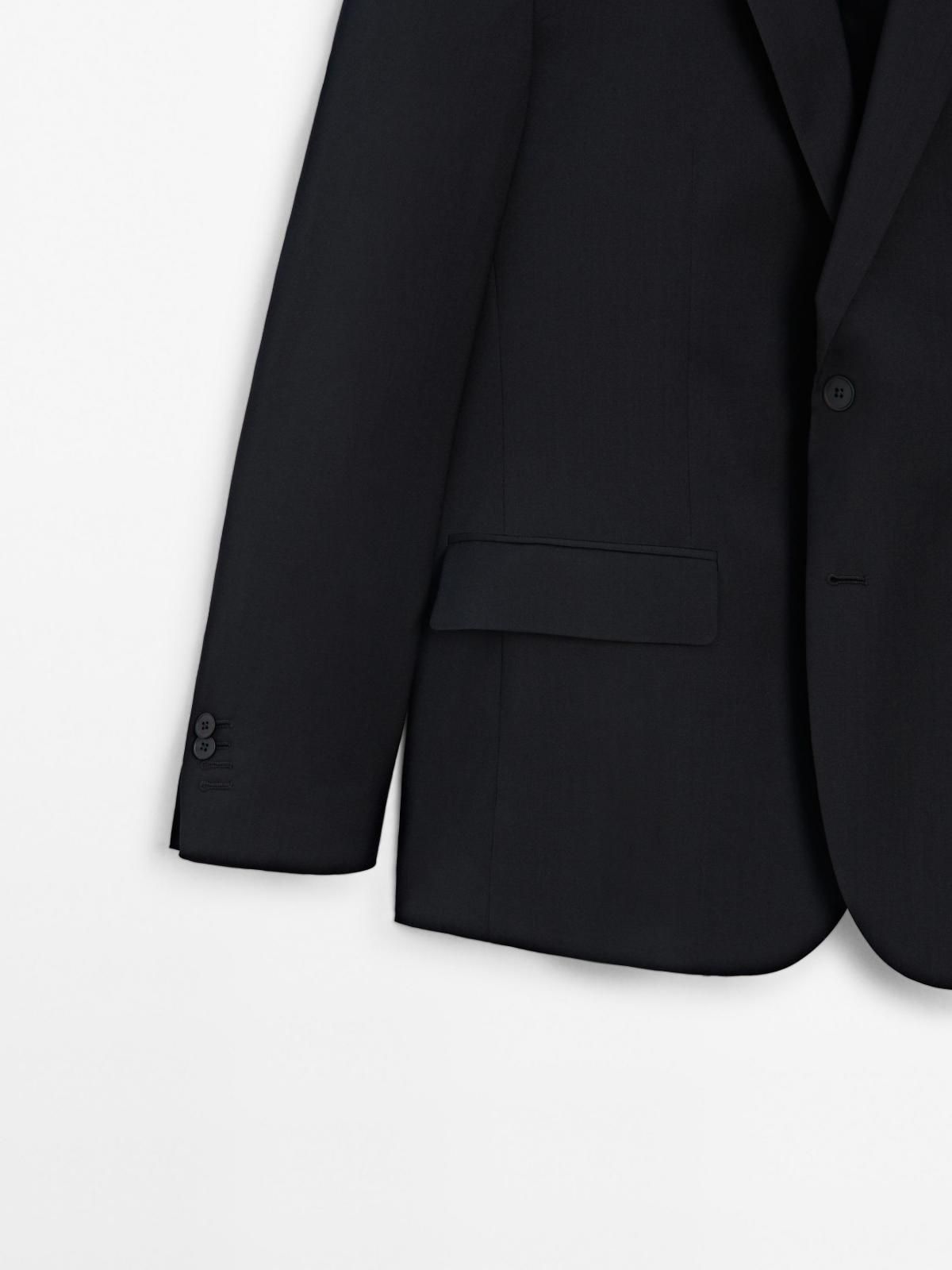 마시모두띠 클래식 울 테일러드 블레이저 2014/614 NAVY BLUE - 상세 이미지 4