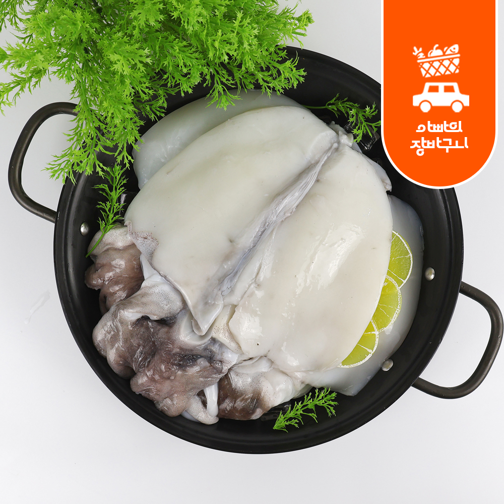 국산 손질 갑오징어 800g 서해안 냉동 구이 숙회 - 메인 이미지