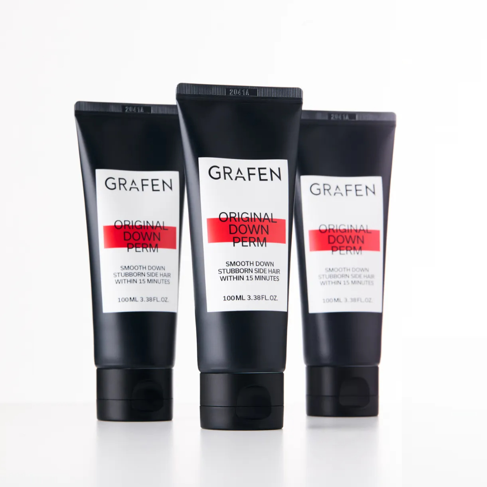 [다운펌밴드 증정] 그라펜 셀프스트레이트/다운펌/옆머리/잔머리관리 100ml, 3개 - 상품 이미지