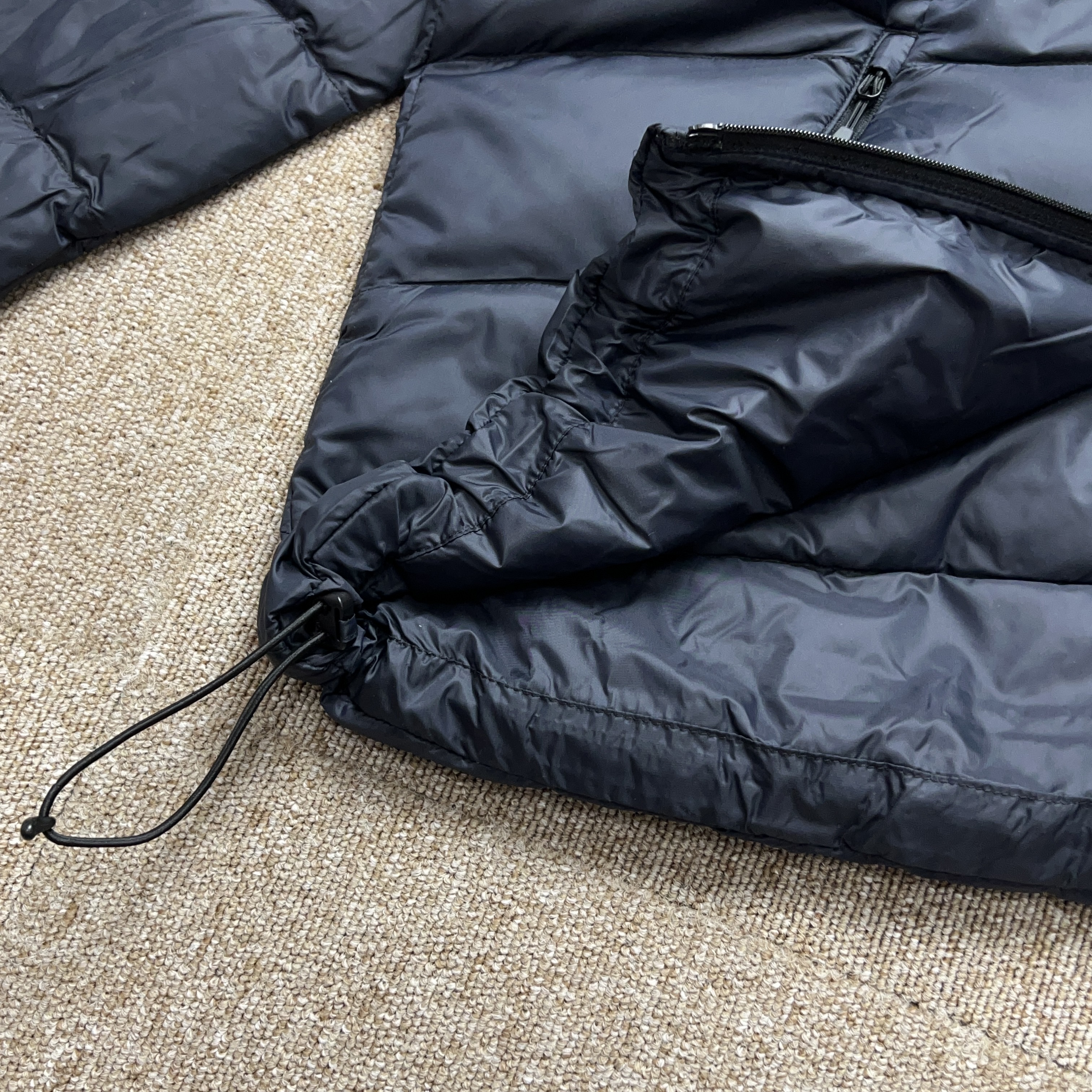 노스페이스 패딩 루타 덕다운 오리털 투웨이 온볼 후드 자켓