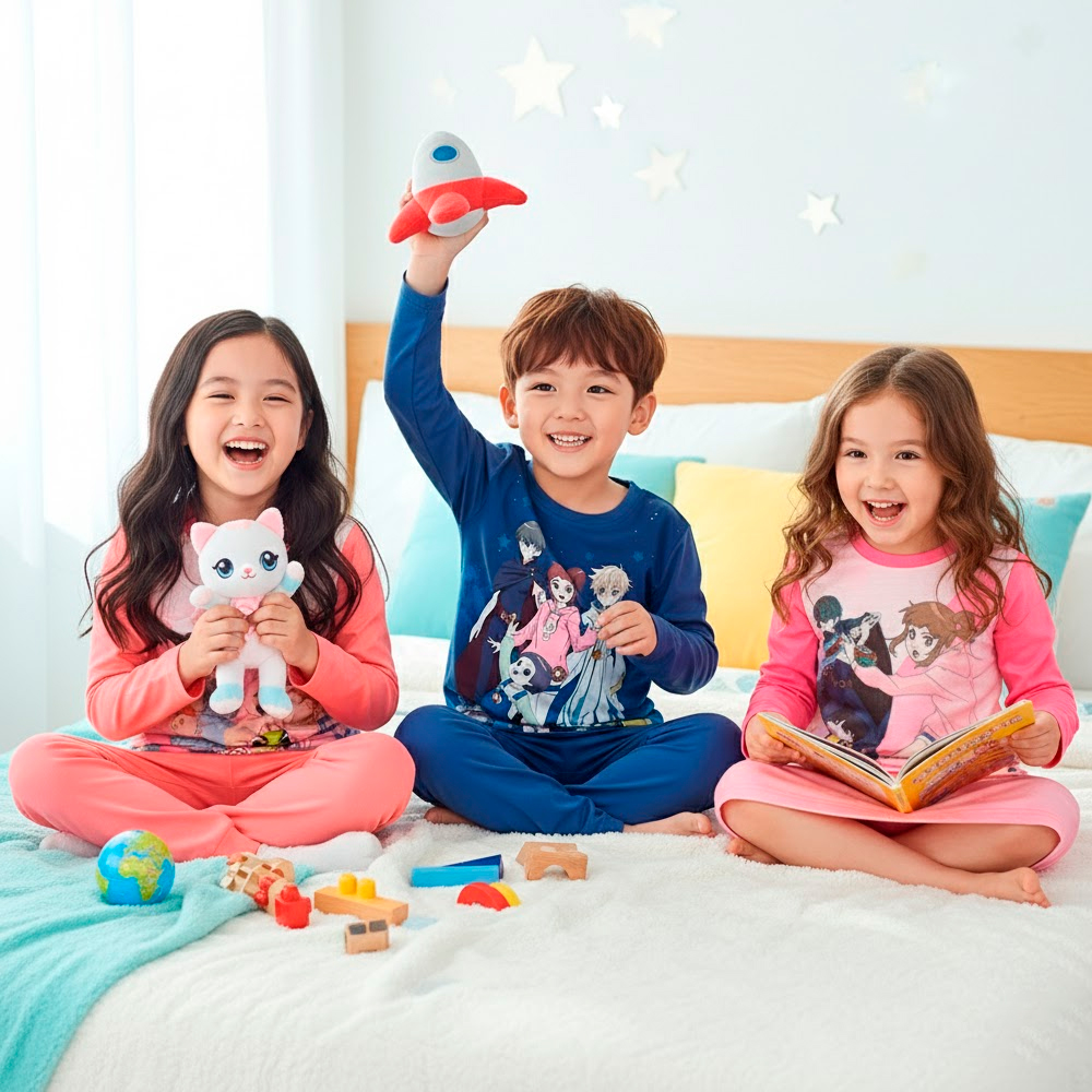 남아 여아 유아 아동 실내복 시크릿쥬쥬 어벤져스 신비아파트 원피스 잠옷 - 상세 이미지 5